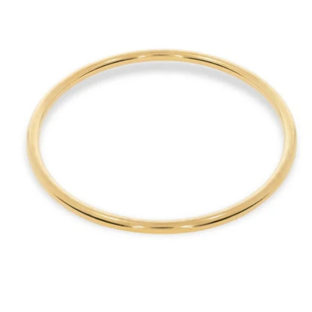 NWT Minimalist Bangle Bracelet Gold Filled 6cm inner diameter